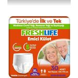 Freshlife XL Beden Sızdırmaz Külotlu Hasta Bezi 30 Adet Yüksek Emme Kapasitesi ile Pratik Kullanım