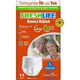 Freshlife Yetişkin Külotlu Hasta Bezi Emici Külot L (Büyük Boy) 30 Adet Yüksek Emicilik Özelliği