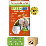 Freshlife Yetişkin Külotlu Hasta Bezi Emici Külot M (Medium) 60 Adet 2 Paket