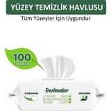 Freshmaker Yüzey Temizlik Havlusu 100'lü (Beyaz Sabun Kokusu)