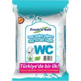 Fresh'n Soft 60 Adet Islak Tuvalet Kağıdı Parfümsüz 1 Katlı Hassas Ciltler İçin Uygun - Beyaz