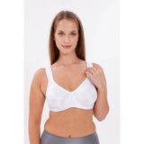 Freshness Balenli Kalın Askılı 2 Beden Küçülten Mucizevi Minimizer Sütyen - 105D - Beyaz
