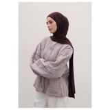 Freshscarfs Bambu Penye Şal Acı Patlıcan