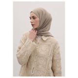 Freshscarfs BAMBU PENYE ŞAL NATUREL BEJ