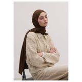 Freshscarfs BAMBU PENYE ŞAL SICAK KAHVE