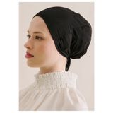 Freshscarfs Dikişsiz Düz Bone(Eva) Siyah