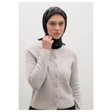 Freshscarfs Fall Breeze Desen Pamuklu Viskon Eşarp Siyah