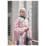 Freshscarfs FİONA DESEN RAMİ ŞAL PEMBE