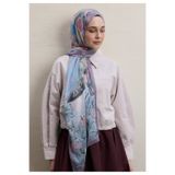 Freshscarfs FLOWER DREAMS DESEN İPEK KREP ŞAL SOFT PEMBE