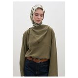 Freshscarfs Gisele Desen Pamuklu Viskon Eşarp Bej