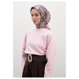 Freshscarfs Gülkurusu Wısterıa Desen Pamuklu Viskon Eşarp