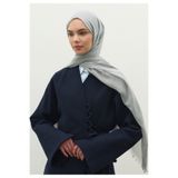 Freshscarfs Gümüş Kaşmir Dokulu Şal