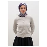 Freshscarfs Nerissa Desen Pamuklu Viskon Eşarp Mor