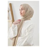 Freshscarfs Taş Rengi Bambu Şal