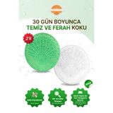 FreshSmell Koku Giderici | Çok Amaçlı, Banyo, Tuvalet, Pisuvar, Lavabo - 30 Gün Ferah Koku |Mini, Green, White