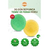FreshSmell Koku Giderici | Çok Amaçlı, Banyo, Tuvalet,Pisuvar,Lavabo - 30 Gün Ferahlık |Mini, 2'li Green,Summer
