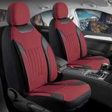 Freshstart Daewoo Racer Tay Tüyü Oto Koltuk Kılıfı Fermuarlı Ön Arka Set Bordo Edition