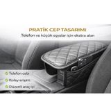 Freshstart Fiat Linea Lounge Kapitoneli Araç Kolçak Kol Dayama Minderi Siyah FSR