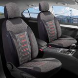 Freshstart Ford Transit Connect 2+1 Keten Oto Koltuk Kılıfı Ön Arka Set Siyah Edition Seri Fsrt