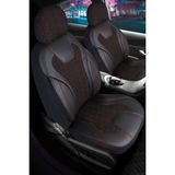 Freshstart Ford Transit Courier 2+1 Deri Detaylı Oto Koltuk Kılıfı Ön Arka Set Siyah Kırmızı Siena Model Fs - Siyah - Kırmızı