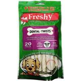 Freshy 13 cm Burgulu Çubuk Kemik 20 Adet Yüksek Proteinli Doğal İçerik ile Köpekler İçin Ödül