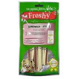 Freshy 80 gr Ördekli ve Morina Balıklı Sandviç Şeritleri Köpek Ödülü