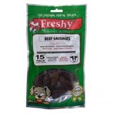 Freshy Beef Sausages Tahılsız Sosis 15'li Köpek Ödül Maması