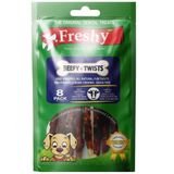 Freshy Beefy Twist Biftek Sarılı Burgu Çubuk 10 Adet Köpek Ödülü