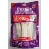 Freshy Beyaz Press Deri 3x55 gr Köpek Çiğneme Kemiği