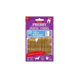 Freshy Dental Chews Naturel 300 gr 13 cm 50'li Burgu Çubuk