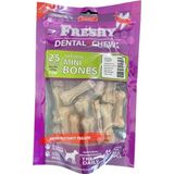Freshy Dental Chews Naturel Kemik 5 cm 25 Adet Köpek Ödülü