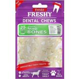 Freshy Dental Chews White Dental Mini Sütlü Pres Köpek Ödül Kemiği 250gr 25li