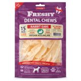 FRESHY Doğal Kurutulmuş Tavşan Kulağı Köpek Ödülü – Tahılsız Dental Çiğneme