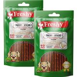 Freshy Ducky Sticks 2'li Set - - 20 Adet Ördek Eti Çubuğu