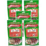 Freshy Ducky Twists - Ördek Kaplı Sütlü Burgru Köpek Ödülü 90 gr-10 Çubuk 5li Paket(Ekonomik Paket)