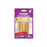 Freshy FreshyFreshy Tavuk Eti Ve Ciğer Dolgulu Deri Çubuk 4 Adet 120 Gr