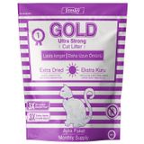 Freshy Gold Silika Kristal Kedi Kumu - Aylık Paket - Kalın Taneli