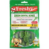 Freshy Green Dental Bones Medium Köpek Ödülü 140g – Ağız Kokusu Giderici, Diş Temizleyici, Plak & Tartar Önleyici, Doğal Klorofilli (7’li Paket)