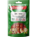 Freshy Kuzu Etli Burgu Çubuk Köpek Ödülü 10 Adet 12 cm Doğal İçerikle Sağlıklı Ödül