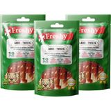 Freshy Lamb Twists 3'lü 30 Adet Kuzu Etli Burgu Çubuk