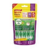 Freshy Meow Purée – Tavuklu ve Morina Balıklı Krema Formunda Sıvı Kedi Ödülü (5 x 12g)