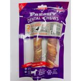 Freshy Ördek Eti Kaplı Beyaz Burgru Kemik Köpek Ödülü 18 cm 2 Li