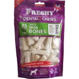 Freshy White Dental Bones 5 Cm 25 Li Paket Köpekler İçin Diş Sağlığını Destekleyen Ödül