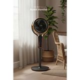 Fressi Ayaklı Vantilatör 50W Kumandalı 3 Kademe Hız Ayarlı FR-F25R Venturi Modern Tasarım - Gri