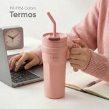 Fressi Calora Paslanmaz Çelik 950 ml Termos | FR-T956 - Pembe