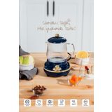 Fressi Cam Su Isıtıcı Kettle Elektrikli Çok Fonksiyonlu Bitki Çayı Makinesi Lacivert 600ml Ysb-gc03 Venice