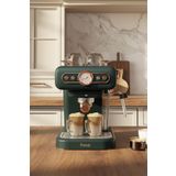 Fressi Em-01 Ristretto Süt Köpürtücülü 20BAR Basınçlı Espresso Latte Cappuccino Americano Makinesi 1,2lt