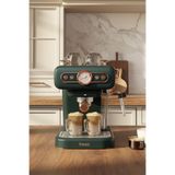 Fressi EM-01 Süt Köpürtücülü 20bar Basınçlı Espresso Latte Cappuccino Americano Kahve Makinesi 1,2Lt