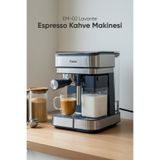 Fressi Espresso Latte Cappuccino Kahve Makinesi Otomatik Süt Tanklı 20bar Basınçlı Urban Lacivert