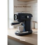 Fressi FR-EM2214 Urban Espresso, Latte, Cappuccino Kahve Makinesi, Süt Köpürtücülü, 20 Bar Basınçlı